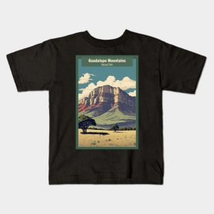 Guadalupe Mountains National Park Travel Poster Kids T-Shirt